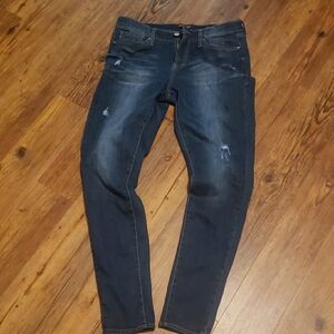 Dear John Blue Jeggings Distressed Denim